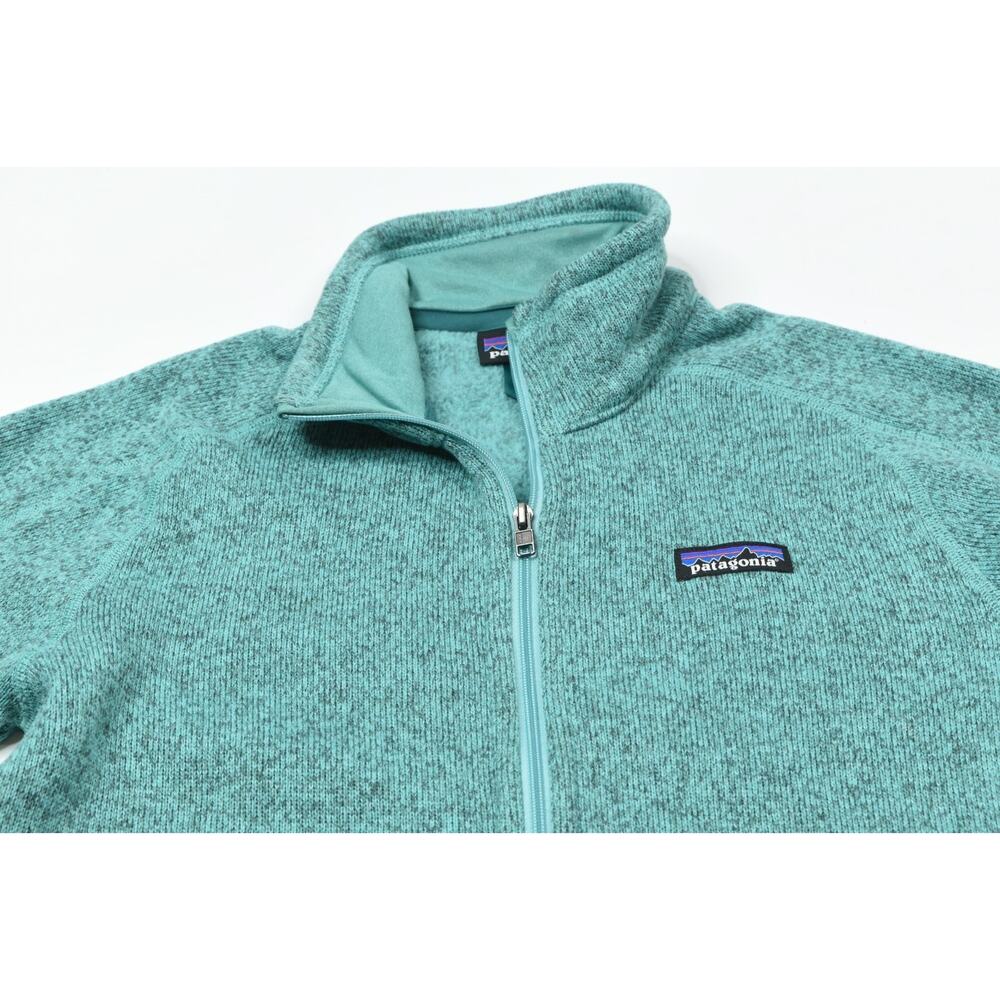 Patagonia Better Sweater Jacket Womens Medium Blue 1/4-Zip Long Sleeve Fleece - Picture 3 of 13